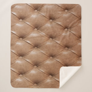 Ledersofa: Texturierter Hintergrund Sherpadecke