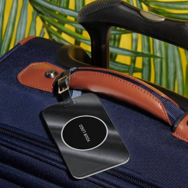 Lederstruktur Gepäckanhänger (Vorderseite Insitu 1)