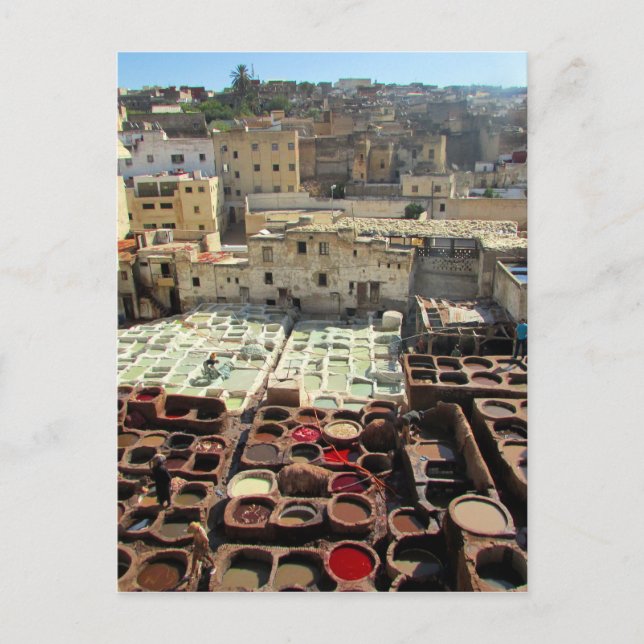 Lederteppiche Postkarte (Vorderseite)