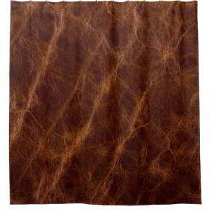 Ledertextur braun,Textur,abstrakt,Acces Duschvorhang