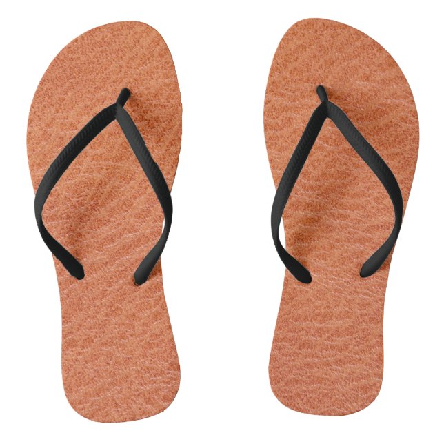 Ledertextur Flip Flops (Fußbett)