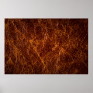 Ledertextur in Braun,Textur,Hintergrund,ar Poster