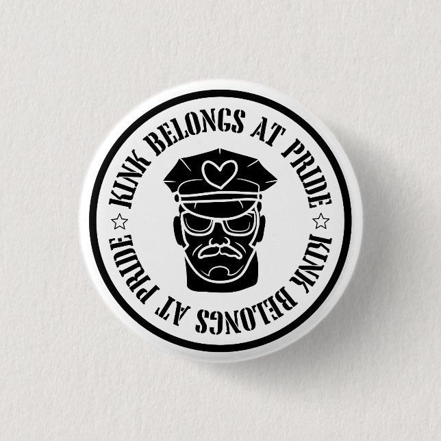 Lederwurzeln Button (Vorderseite)
