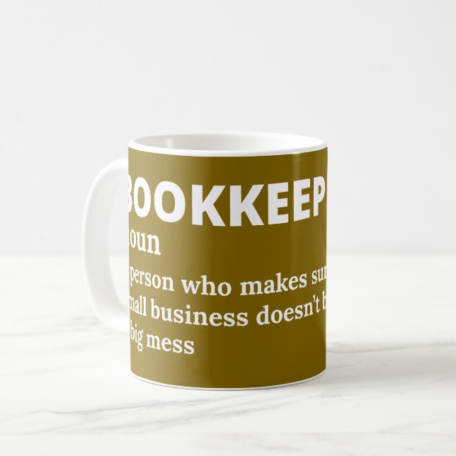 Ledger Lover Funny Definition Tasse (Vorderseite Links)