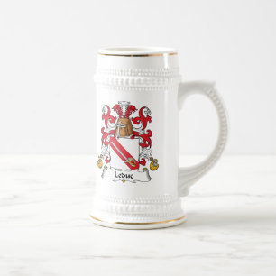 Leduc Familienwappen Bierglas