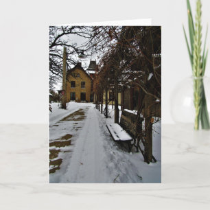 "LeDuc im Winterschlaf" Weihnachtskarte Karte