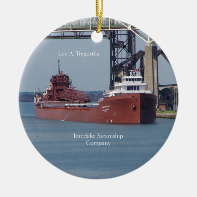 Lee A. Tregurtha Keramik Ornament (Vorne)