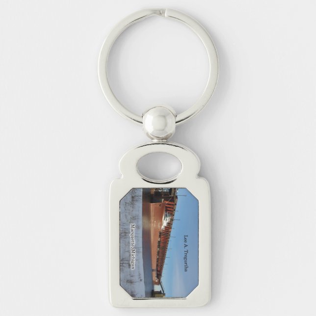 Lee A. Tregurtha Marquette Metallschlüsselkette Schlüsselanhänger (Vorderseite)