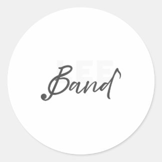 Lee Band Booster Neues Logo Nur Rot Runder Aufkleber