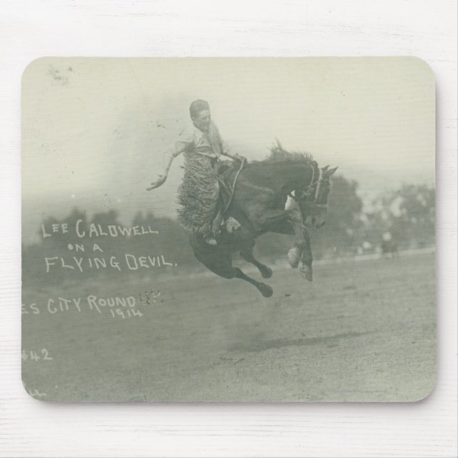 Lee Caldwell Reitenfliegen-Teufel Mousepad (Vorne)