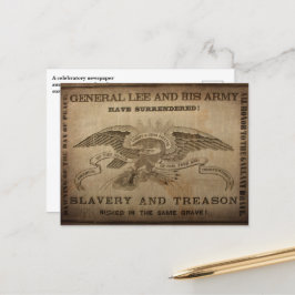 Lee gibt ab! Postkarte