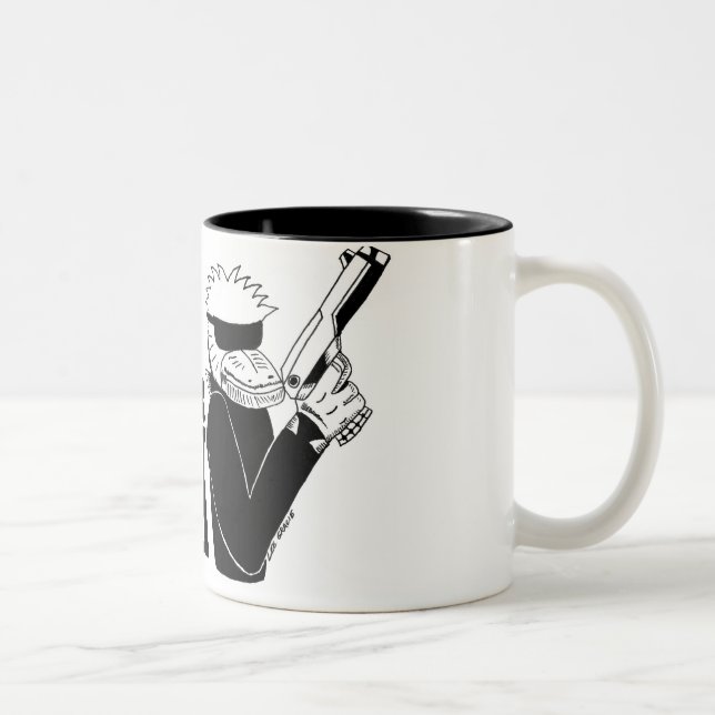 Lee Gracies Doktor Duck Mug Zweifarbige Tasse (Rechts)
