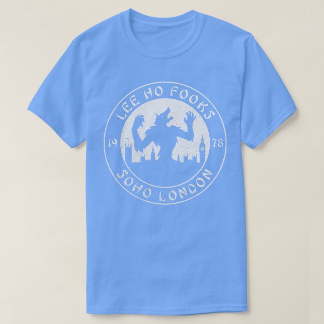 Lee Ho Fooks Soho London 1978 Warren Zevon Werewol T-Shirt (Design vorne)