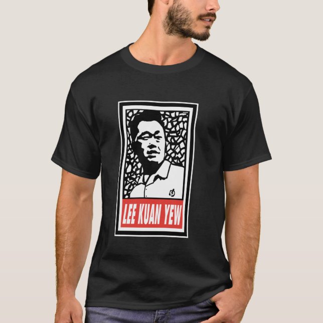 Lee Kuan Yew Vector Artwork T-Shirt (Vorderseite)