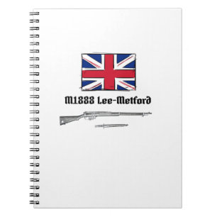 Lee Metford P1888 Rifle Britisch Notizblock