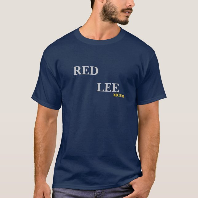 LEE, MGB 68, ROT T-Shirt (Vorderseite)