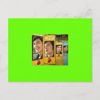 Lee min ho Fans für immer Postkarte