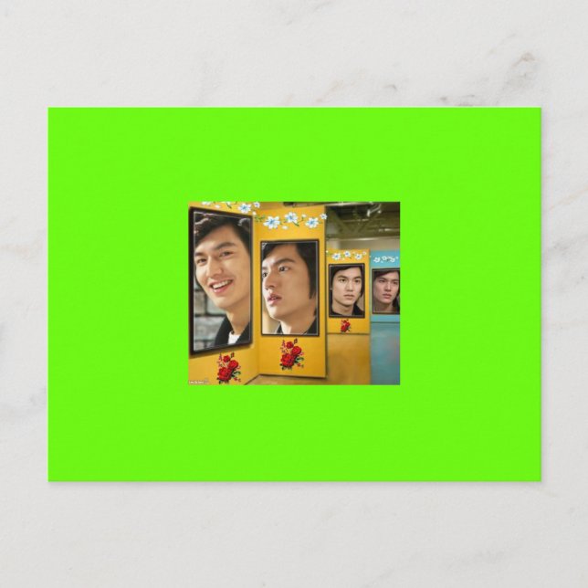 Lee min ho Fans für immer Postkarte (Vorderseite)