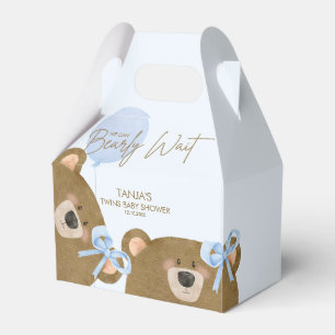 Lee Teddy wir können frühzeitig abwarten Twins Bab Geschenkschachtel