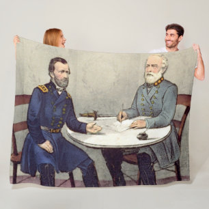 LEE und ZUSCHUSS IM APPOMATTOX HAUSHALT Fleecedecke