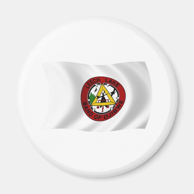 Leech Lake Reservation Flag Magnet (Vorne)