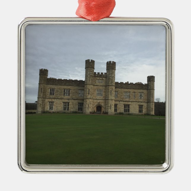 Leeds Castle Ornament Aus Metall (Vorne)