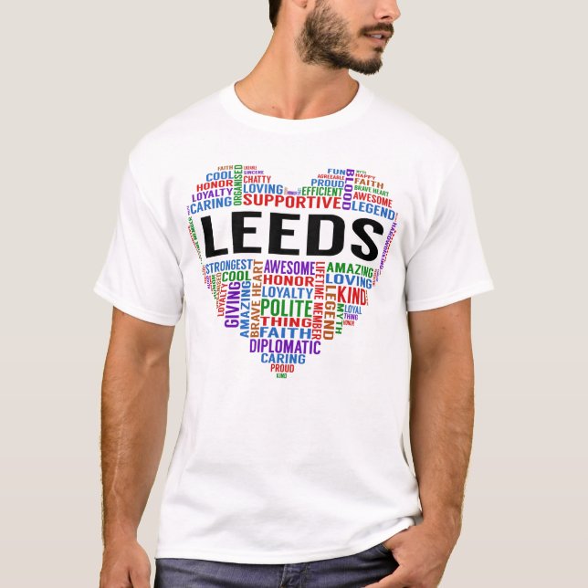 LEEDS Legend Heart T-Shirt (Vorderseite)