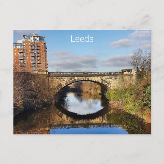 Leeds Postkarte (Vorderseite)