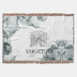 Leeds Tone Watercolor Blanket Decke