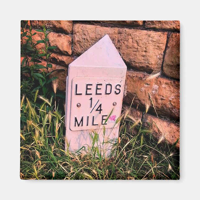 Leeds-Viertelmeile Magnet (Vorne)