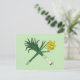 Leek und Daffodil Crossed Postkarte (Stehend Vorderseite)