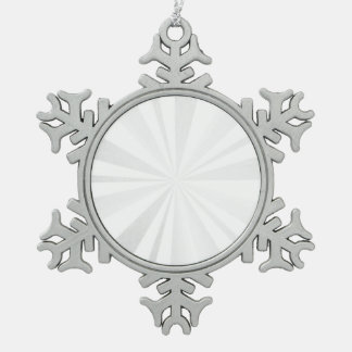 Leer - Erstellen Sie Ihr eigenes Personalisiertes Schneeflocken Zinn-Ornament