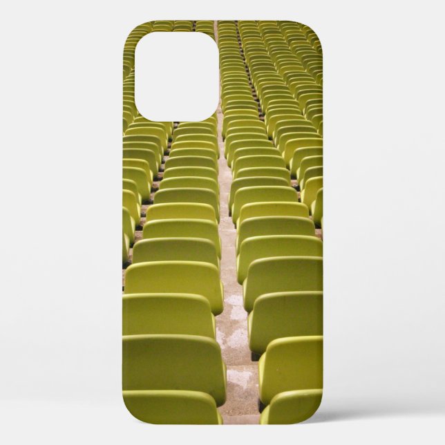 Leer gelber Stuhlplatz Case-Mate iPhone Hülle (Rückseite)