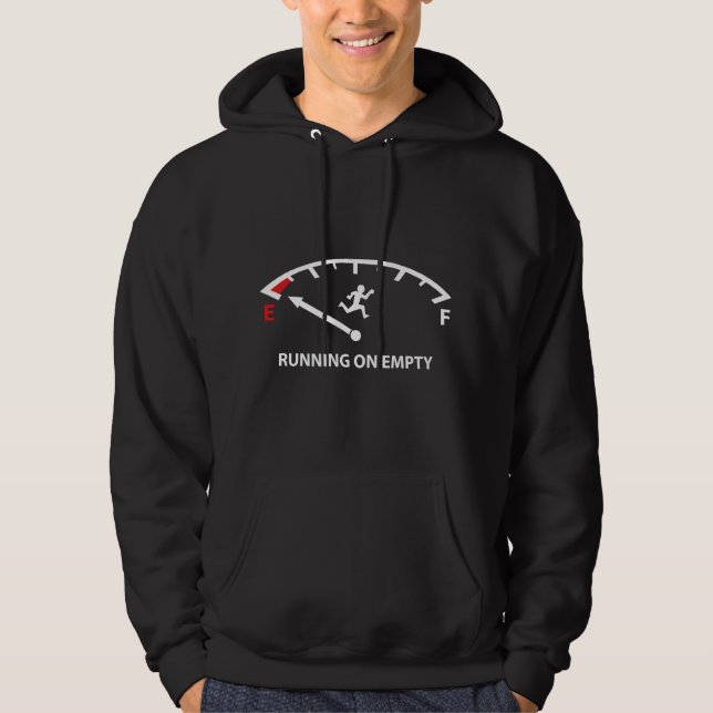 Leer laufen hoodie (Vorderseite)