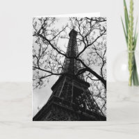 Leere Anlass-Grüße Eiffel-Turm-Paris