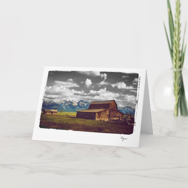 leere Anlassphotographie Karte (Vorderseite)