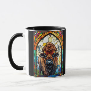 Leere anpassbare Büffel, Bison-Wildtier Tasse