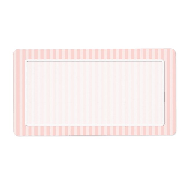 Leere Babypink-Strippetiketten (Vorne)