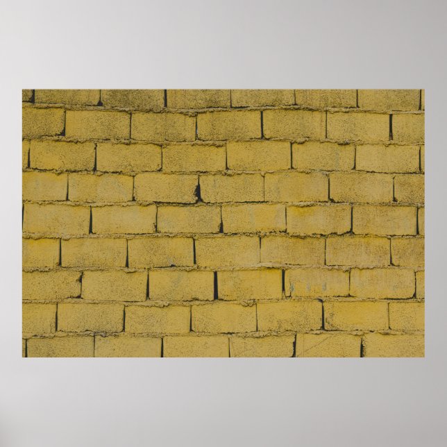 Leere Betonmauer Poster (Vorne)