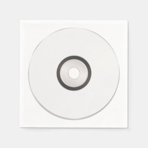 Leere CD Papierservietten