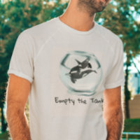 Leere die Tanks Animal Rights Killer Whale Bowl