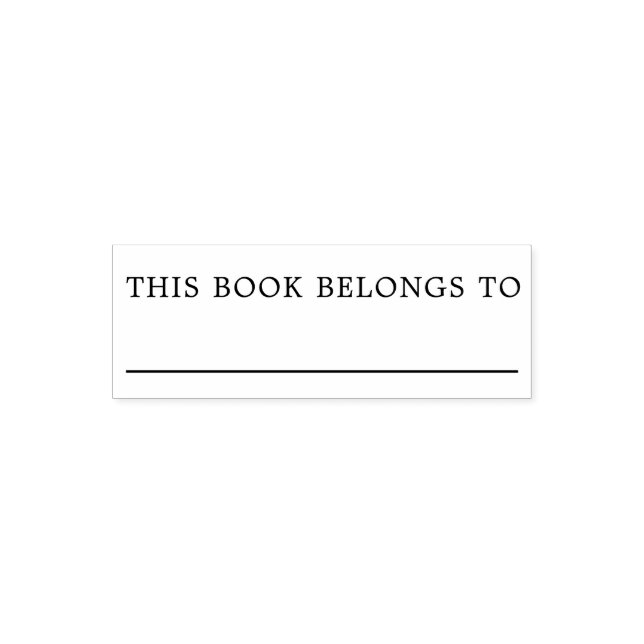 Leere dieses Buch gehört zu Buchzeichen Permastempel (Design)