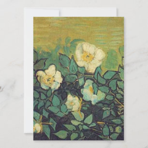 Leere Einladung, Van Gogh Wilde Rosen Einladung