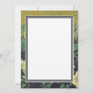 Leere Einladung, Van Gogh Wilde Rosen Einladung