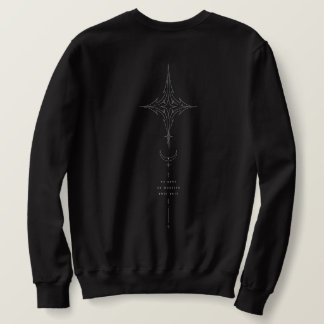 Leere Folklore Himmels-Gotik-Grafik Sweatshirt