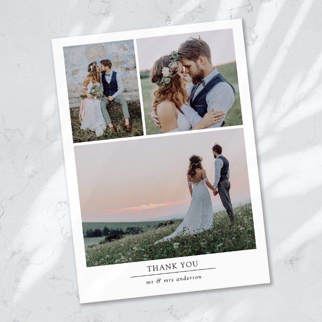 Leere für die Hochzeit Ihres Personalisierten Foto Dankeskarte (Von Creator hochgeladen)