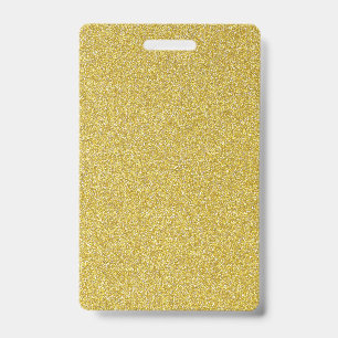Leere Gold Glitter DIY Vorlage Benutzerdefinierter Ausweis