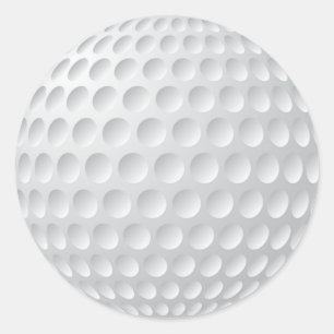 Leere Golf-Aufkleber oder fertigen es besonders an Runder Aufkleber