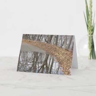 Leere Gruß-Karte Karte