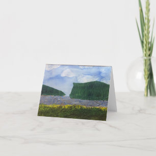 Leere Grußkarte für jeden Anlass (Landschaft) Karte